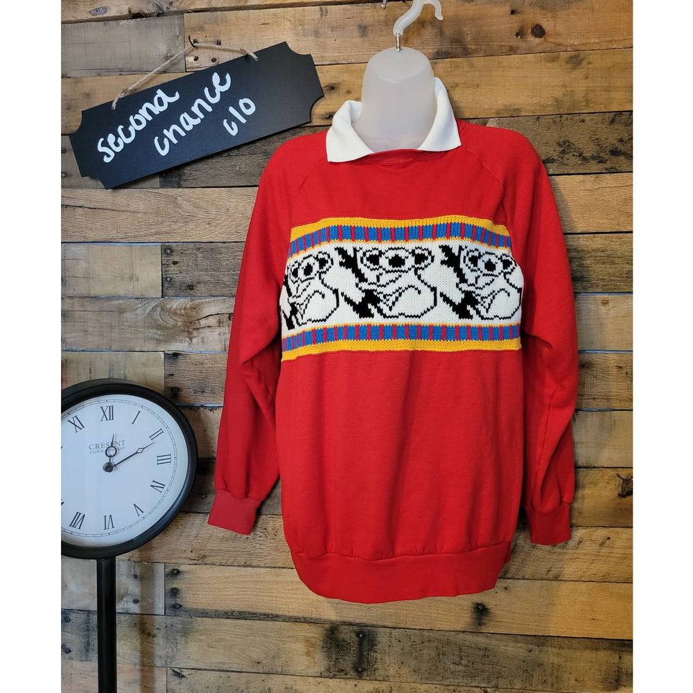 Vintage 80's Heartland women's koala sweater size medium